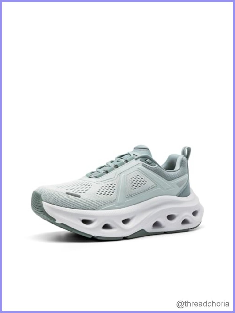 Women's Cushioning Walking Running Shoes - Breathable Mesh, Arch Support, Non
